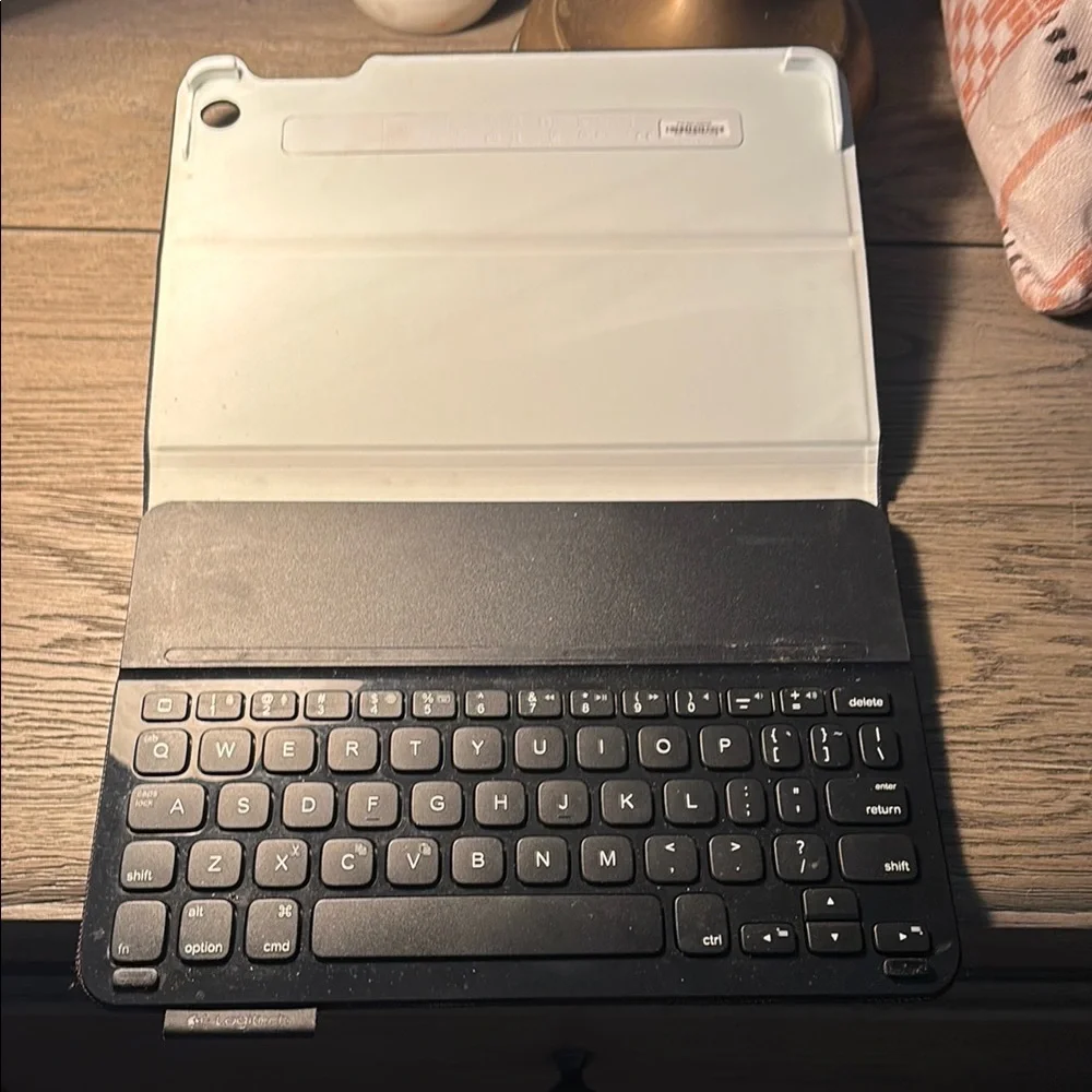 Logitech Black Tablet Keyboard with Built-in Stand